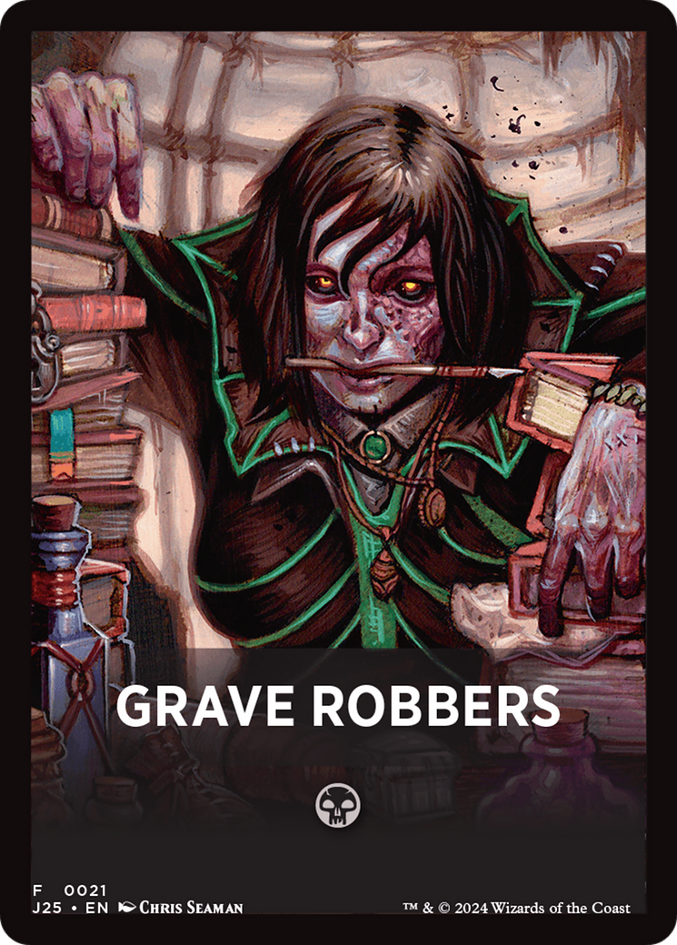 Grave Robbers Theme Card [Foundations Jumpstart Front Cards] | D20 Games