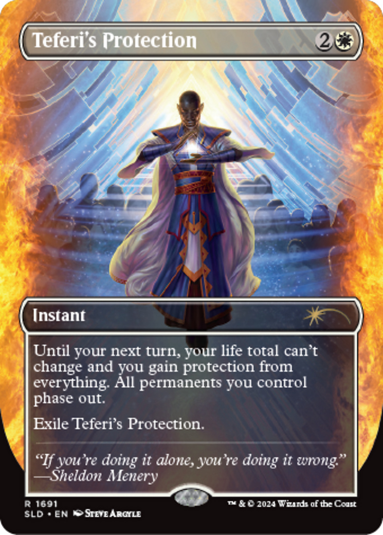 Teferi's Protection (1691) [Secret Lair: Sheldon's Spellbook] | D20 Games