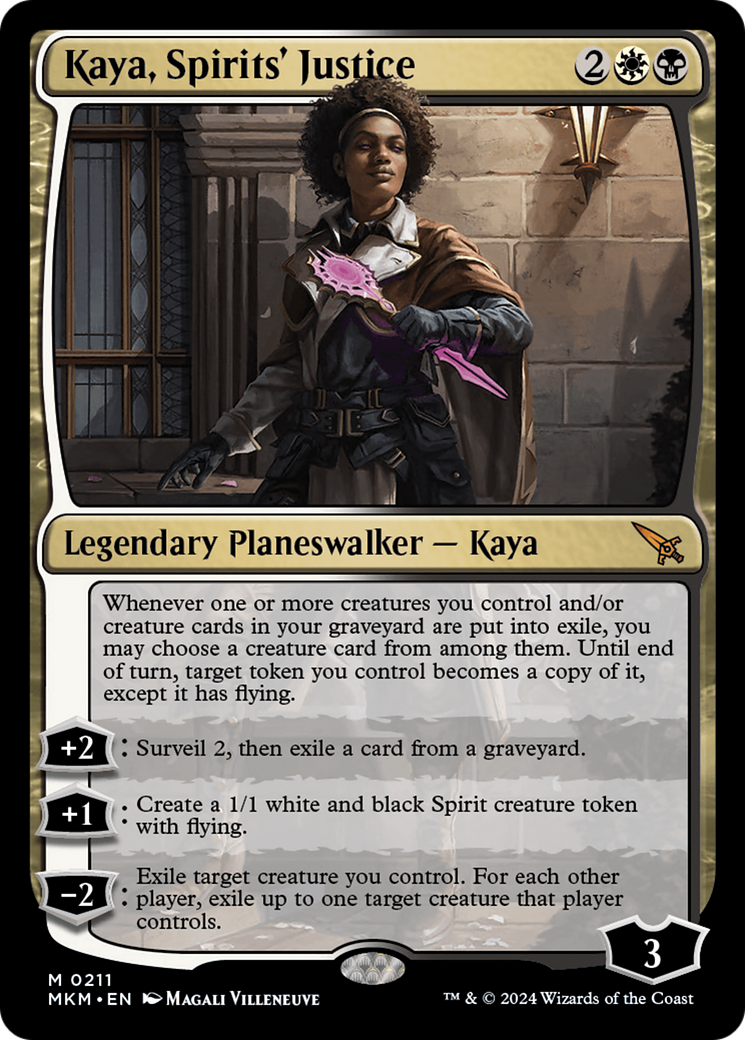 Kaya, Spirits' Justice [Murders at Karlov Manor] | D20 Games