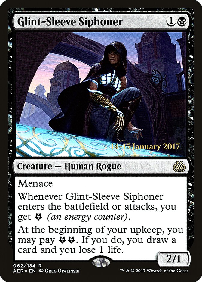 Glint-Sleeve Siphoner [Aether Revolt Prerelease Promos] | D20 Games