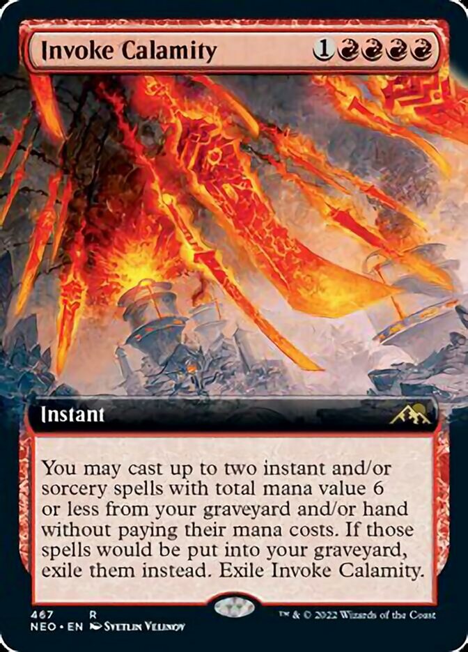 Invoke Calamity (Extended Art) [Kamigawa: Neon Dynasty] | D20 Games