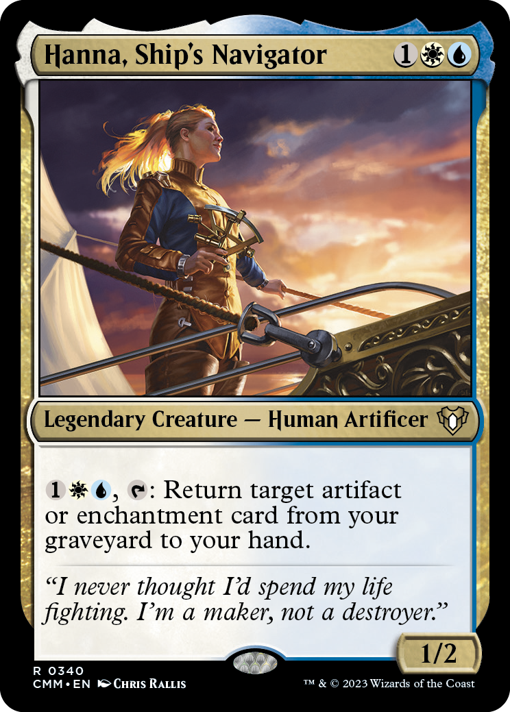 Hanna, Ship's Navigator [Commander Masters] | D20 Games