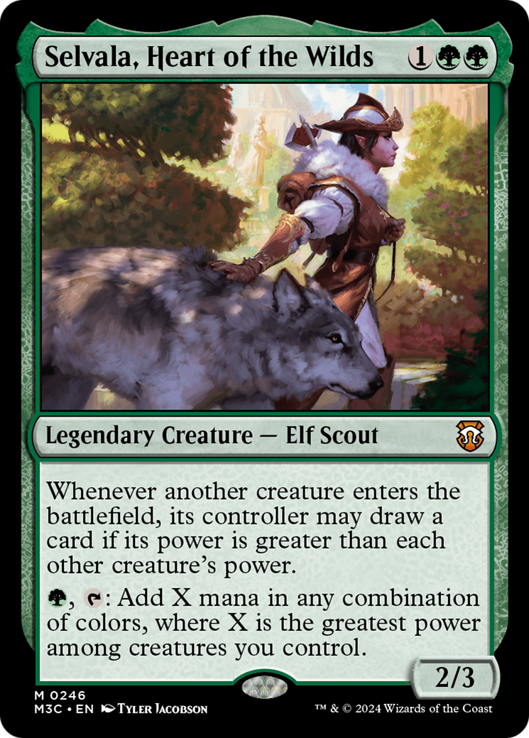 Selvala, Heart of the Wilds (Ripple Foil) [Modern Horizons 3 Commander] | D20 Games