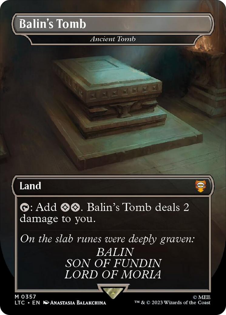 Balin's Tomb - Ancient Tomb [The Lord of the Rings: Tales of Middle-Earth Commander] | D20 Games