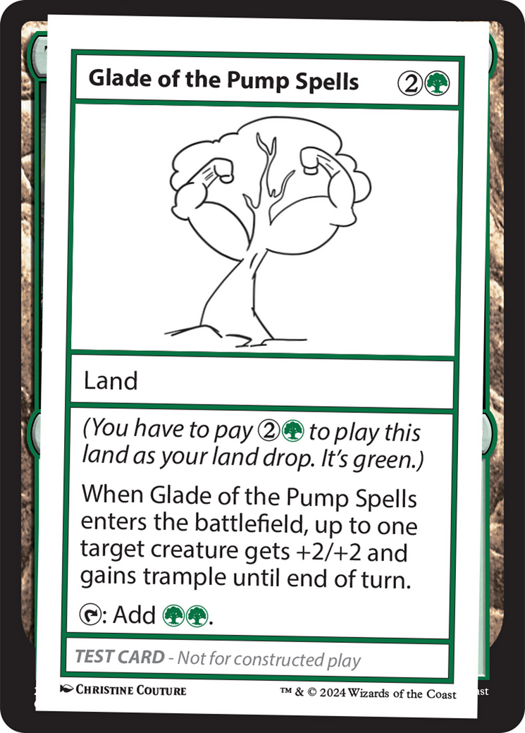 Glade of the Pump Spells [Mystery Booster 2 Playtest Cards] | D20 Games