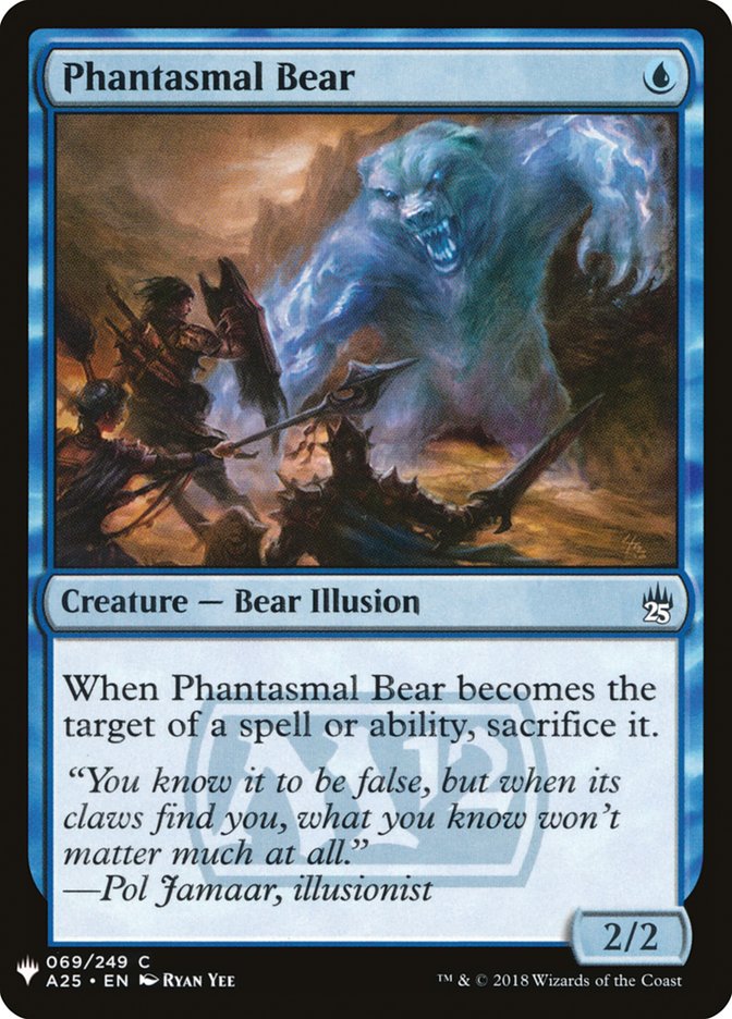 Phantasmal Bear [Mystery Booster] | D20 Games