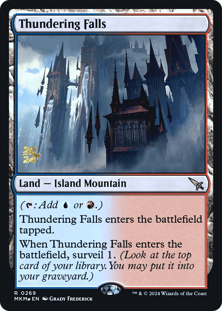 Thundering Falls [Murders at Karlov Manor Prerelease Promos] | D20 Games