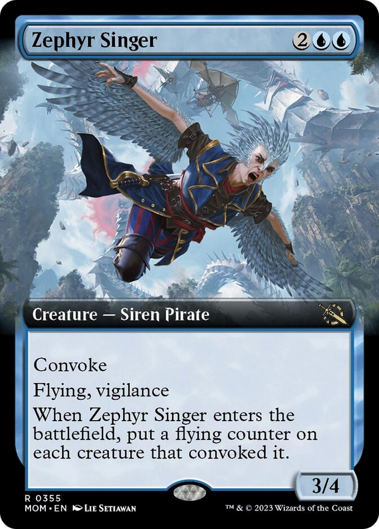 Zephyr Singer (Extended Art) [March of the Machine] | D20 Games