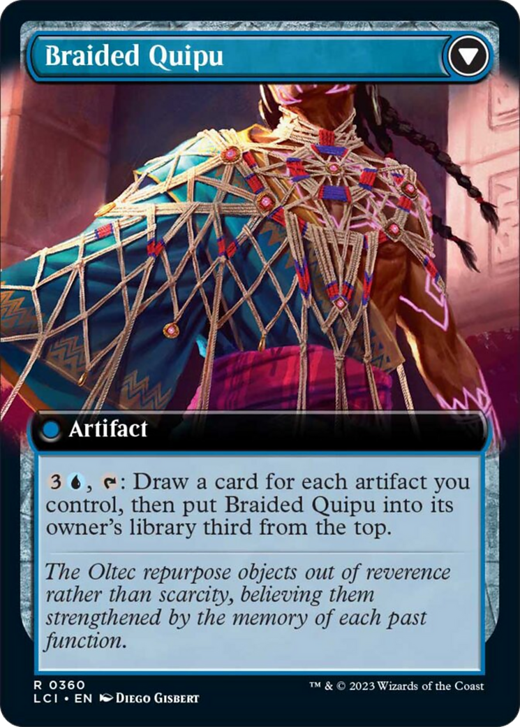 Braided Net // Braided Quipu (Extended Art) [The Lost Caverns of Ixalan] | D20 Games