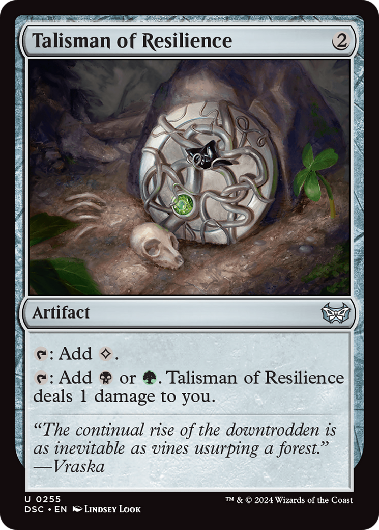 Talisman of Resilience [Duskmourn: House of Horror Commander] | D20 Games