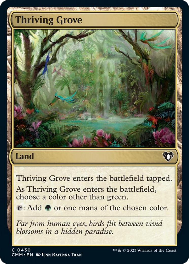 Thriving Grove [Commander Masters] | D20 Games