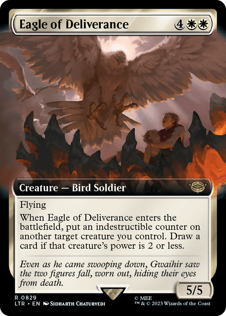 Eagle of Deliverance (Extended Art) [The Lord of the Rings: Tales of Middle-Earth] | D20 Games