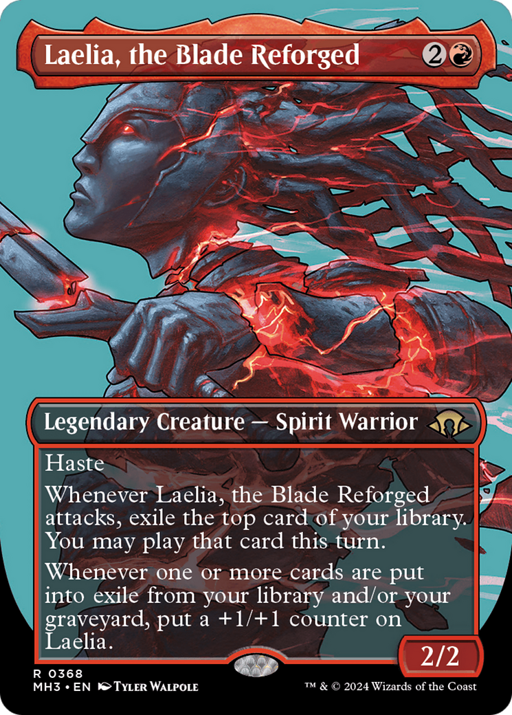 Laelia, the Blade Reforged (Borderless) [Modern Horizons 3] | D20 Games