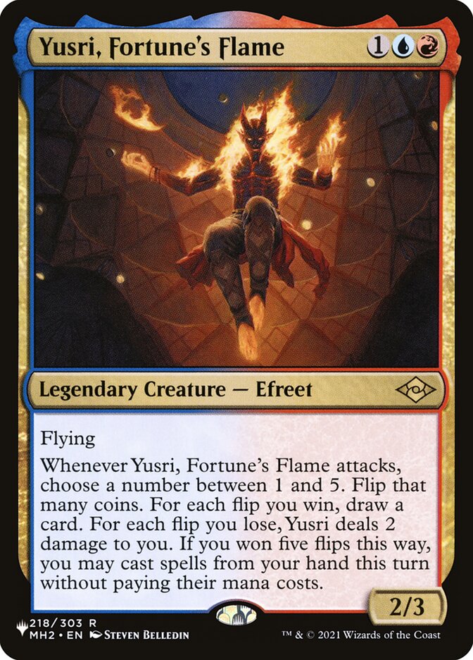 Yusri, Fortune's Flame [Secret Lair: Heads I Win, Tails You Lose] | D20 Games