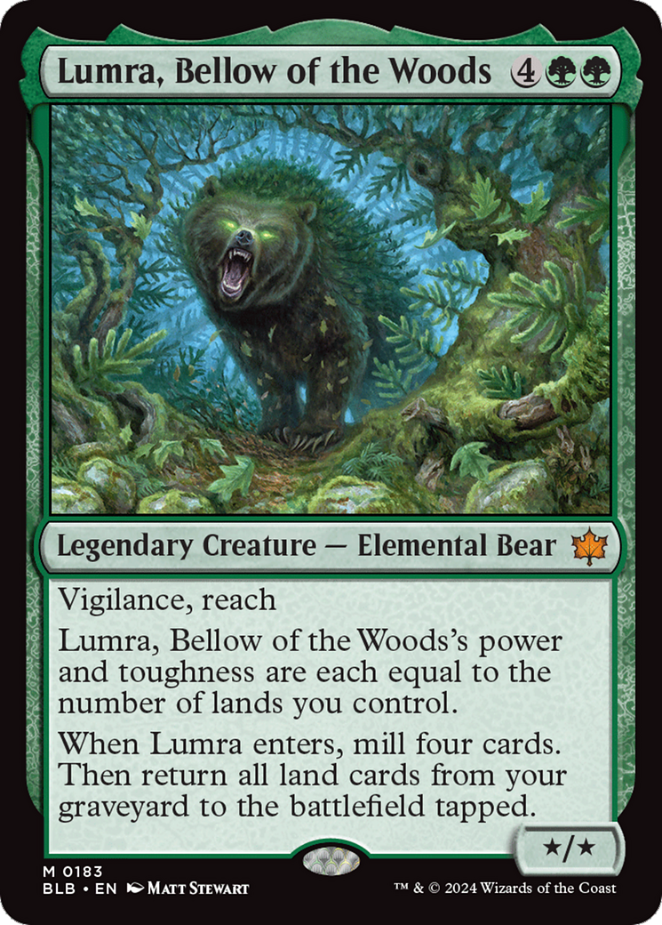 Lumra, Bellow of the Woods [Bloomburrow] | D20 Games