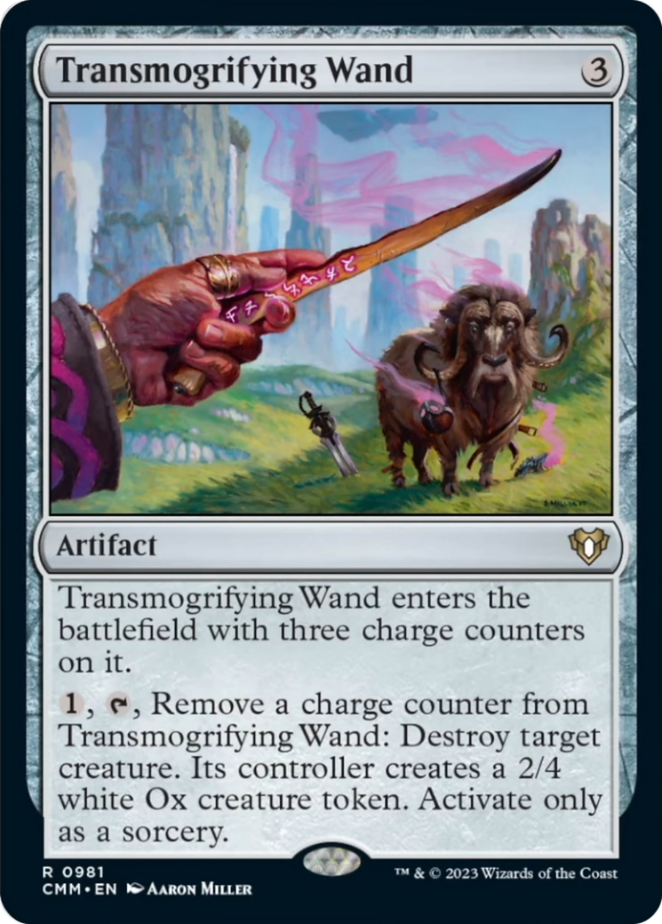 Transmogrifying Wand [Commander Masters] | D20 Games