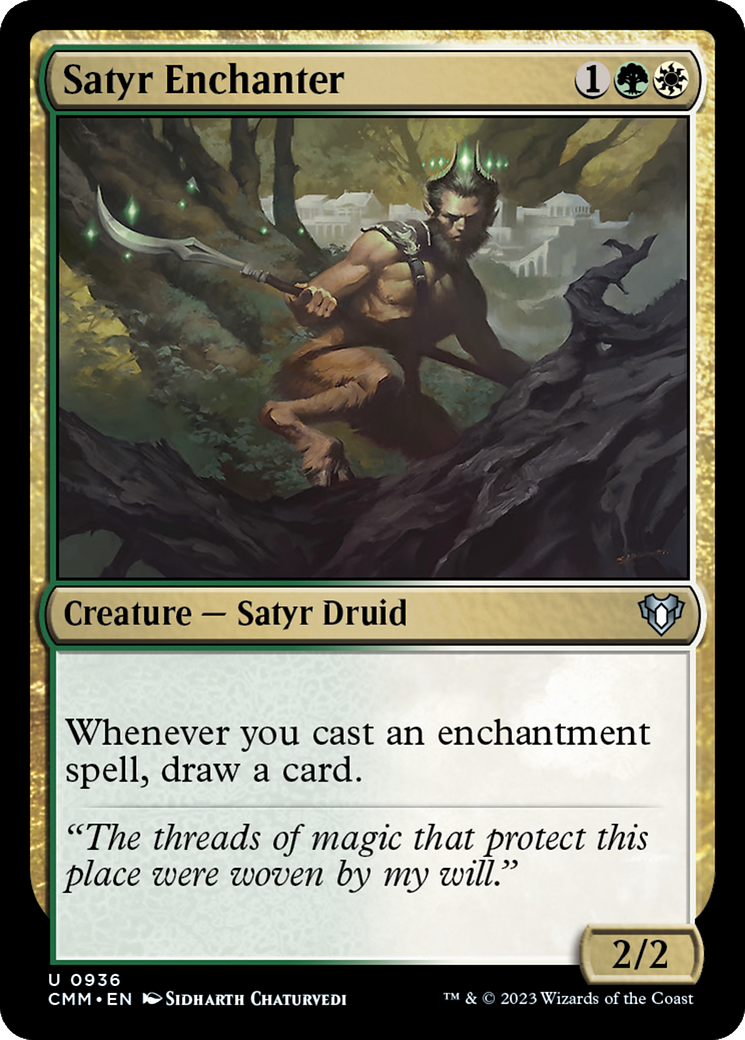 Satyr Enchanter [Commander Masters] | D20 Games