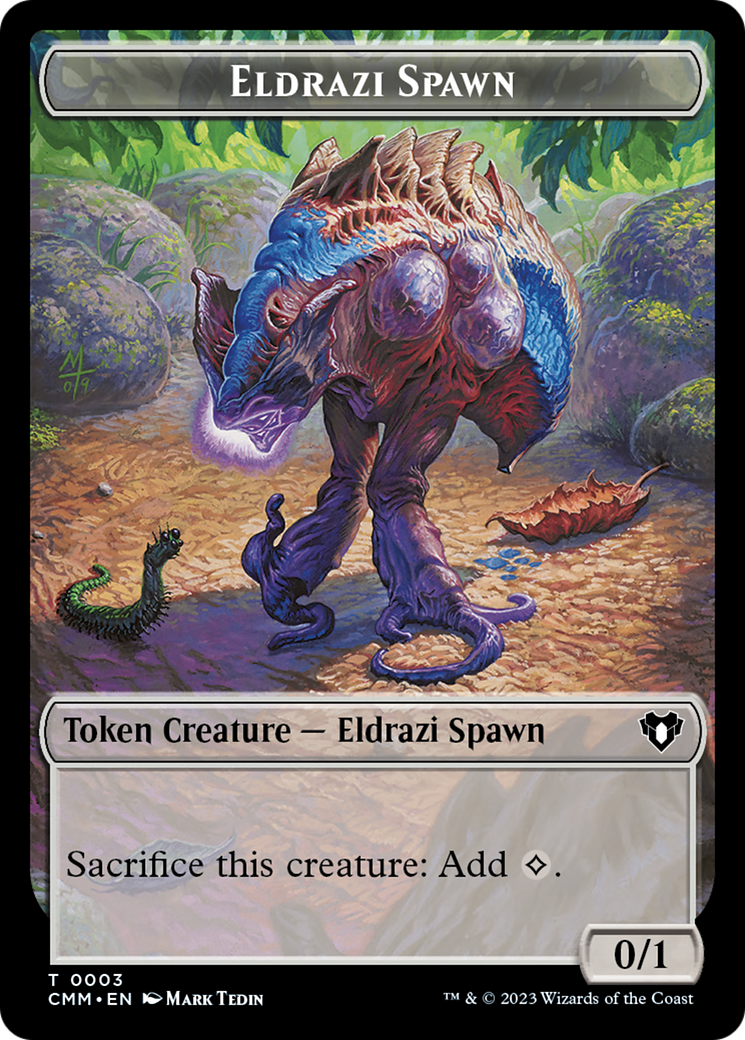 Eldrazi Spawn Token [Commander Masters Tokens] | D20 Games