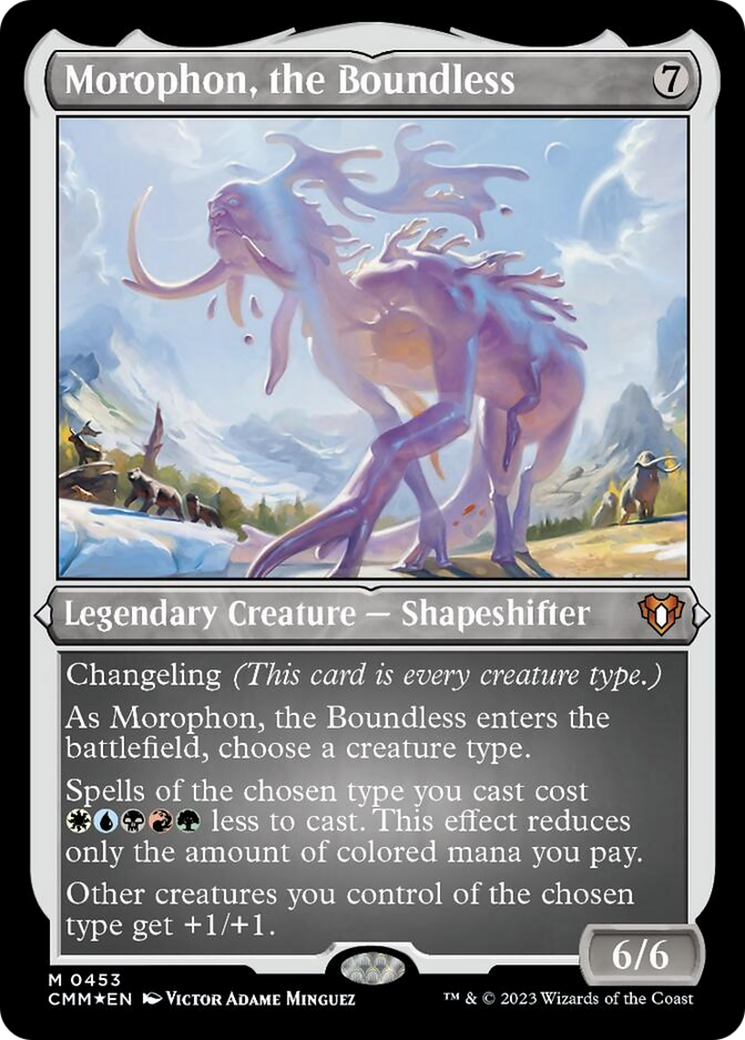 Morophon, the Boundless (Foil Etched) [Commander Masters] | D20 Games