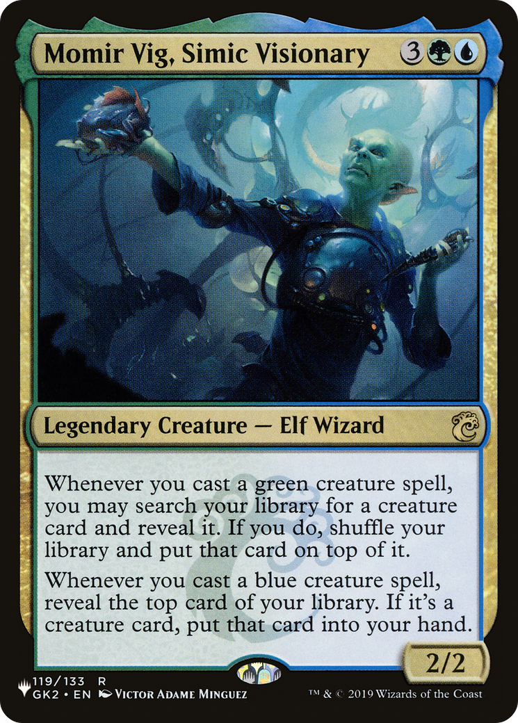 Momir Vig, Simic Visionary [The List Reprints] | D20 Games