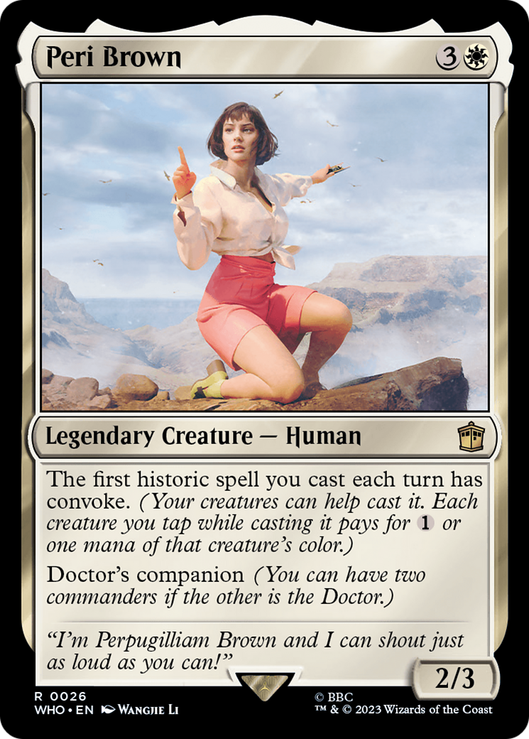 Peri Brown [Doctor Who] | D20 Games