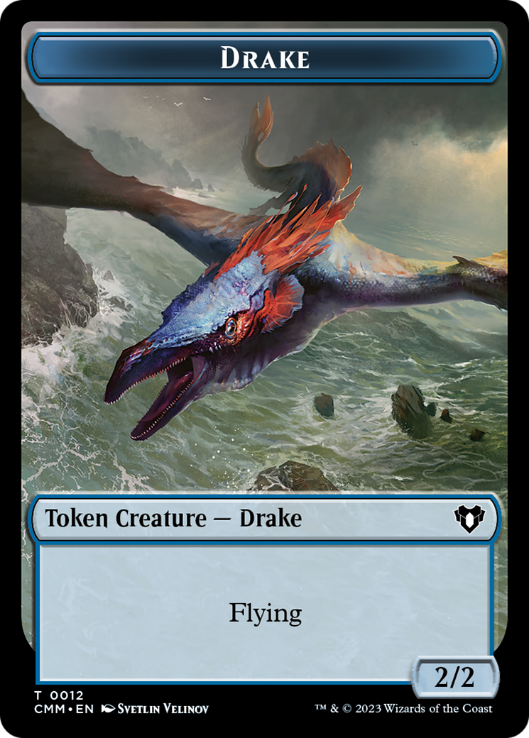 Eldrazi Scion // Drake Double-Sided Token [Commander Masters Tokens] | D20 Games