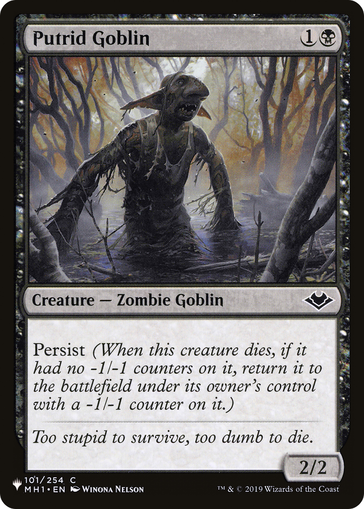 Putrid Goblin [The List Reprints] | D20 Games