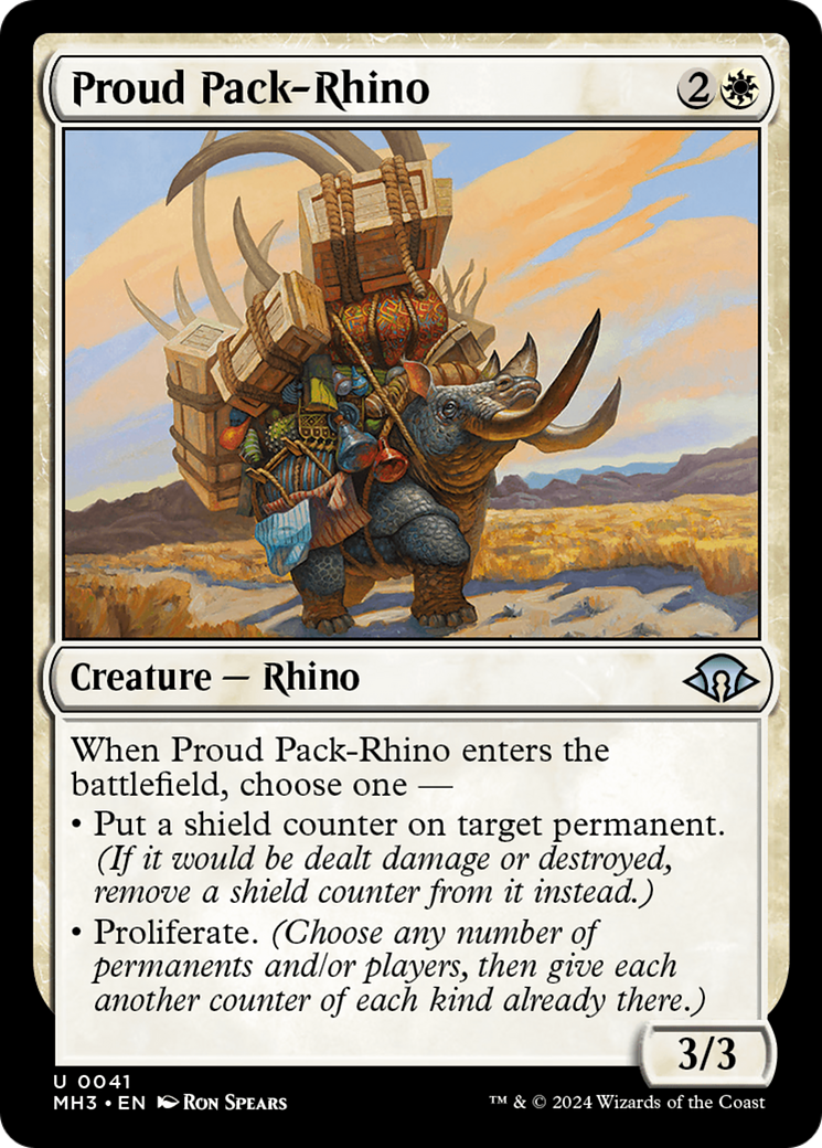 Proud Pack-Rhino [Modern Horizons 3] | D20 Games