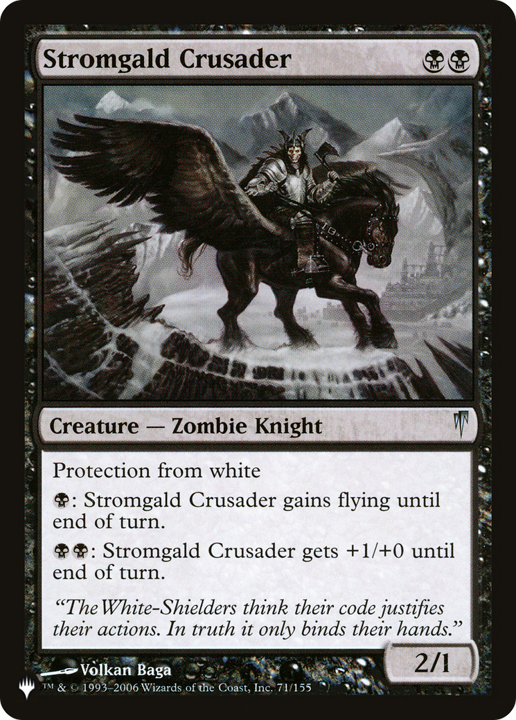 Stromgald Crusader [The List Reprints] | D20 Games