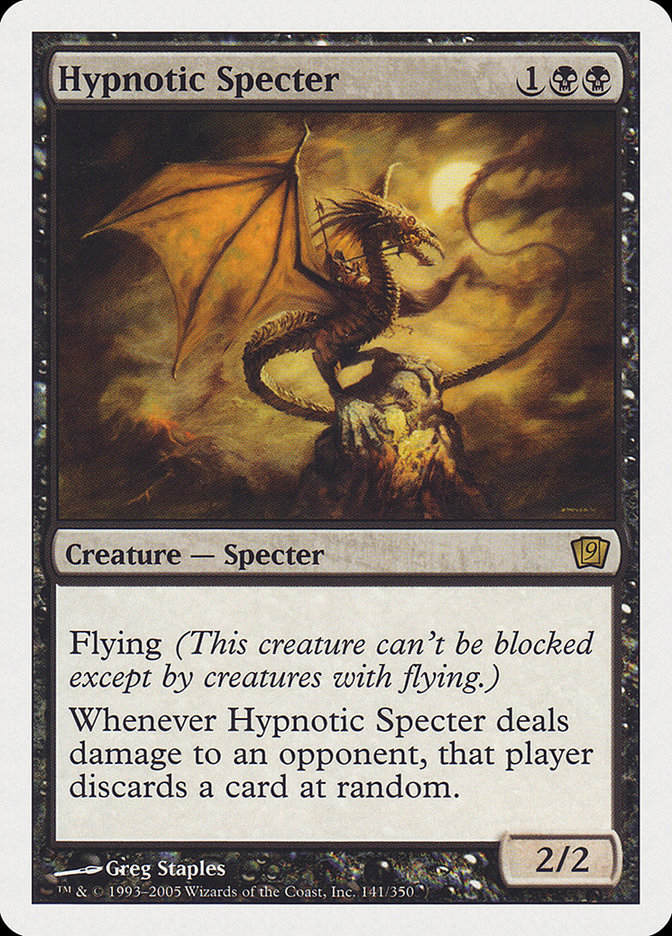 Hypnotic Specter (9th Edition) (Oversized) [Oversize Cards] | D20 Games