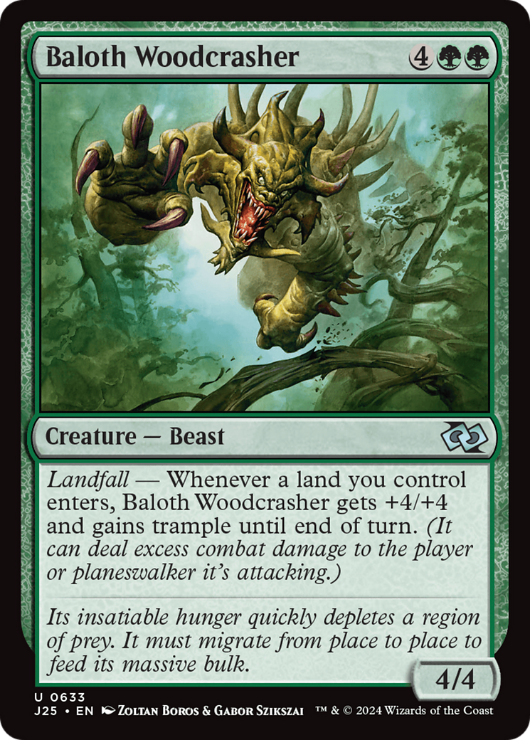 Baloth Woodcrasher [Foundations Jumpstart] | D20 Games