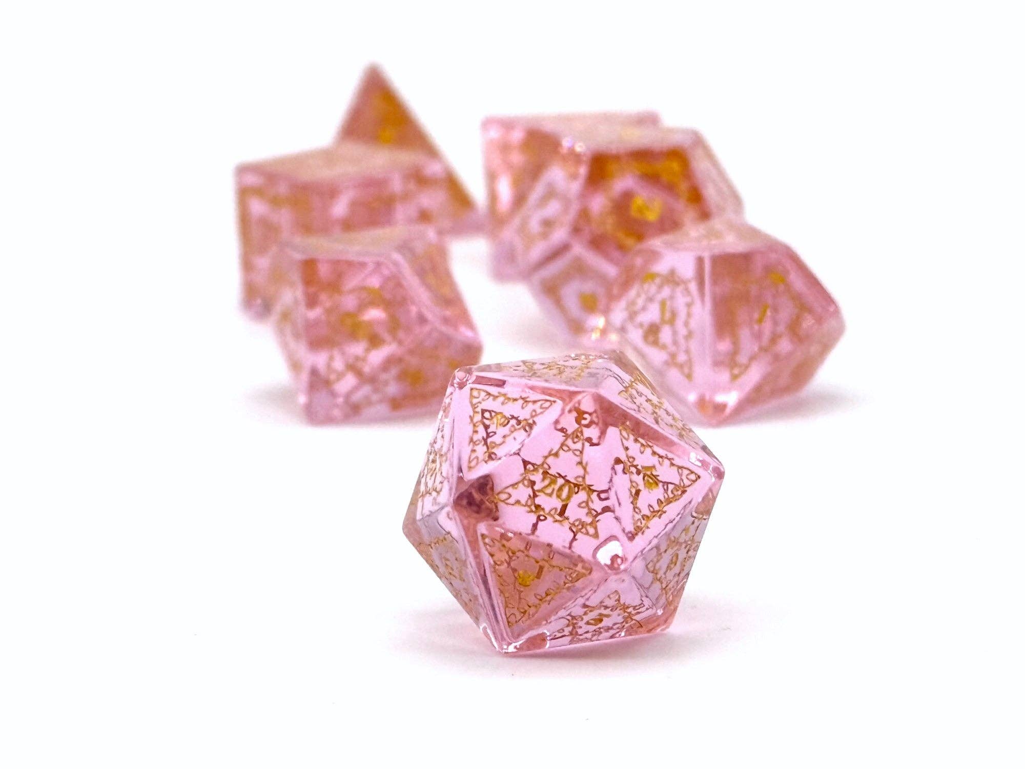 Holiday Orc Mystery Gemstone or Glass Dice Set with Premium Holiday Book Tin: Single | D20 Games