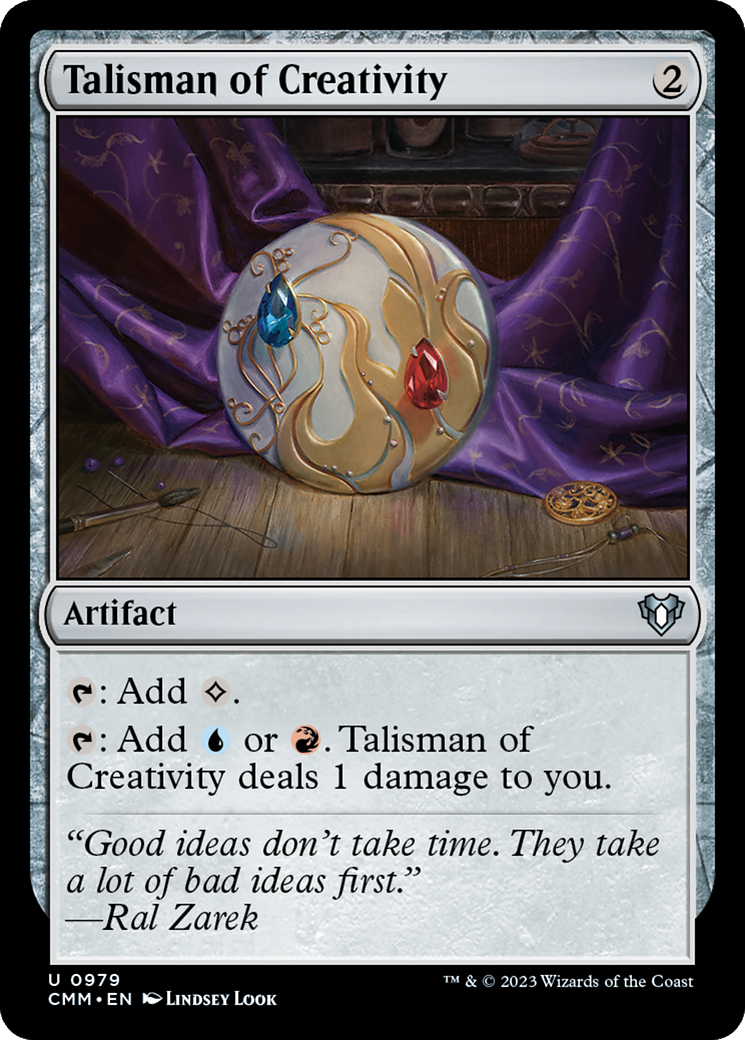 Talisman of Creativity [Commander Masters] | D20 Games