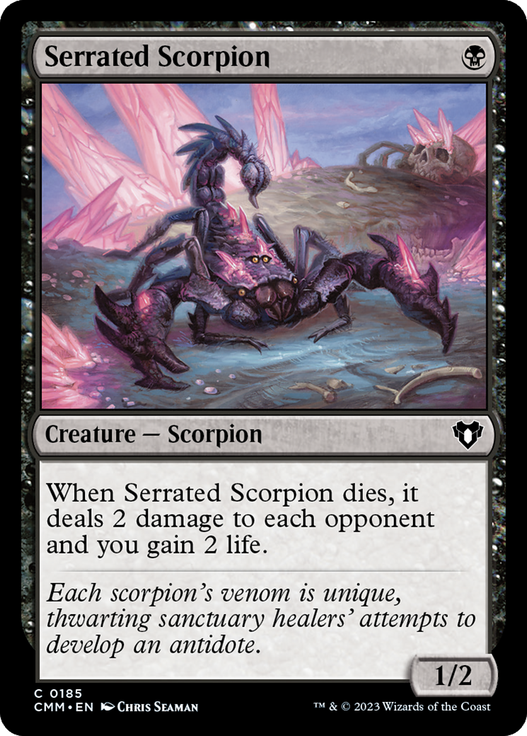 Serrated Scorpion [Commander Masters] | D20 Games