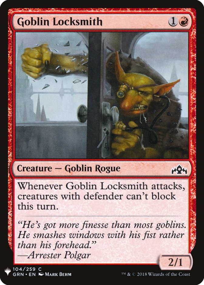 Goblin Locksmith [Mystery Booster] | D20 Games