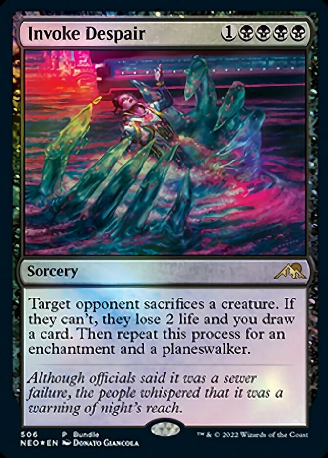 Invoke Despair (Bundle) [Kamigawa: Neon Dynasty] | D20 Games