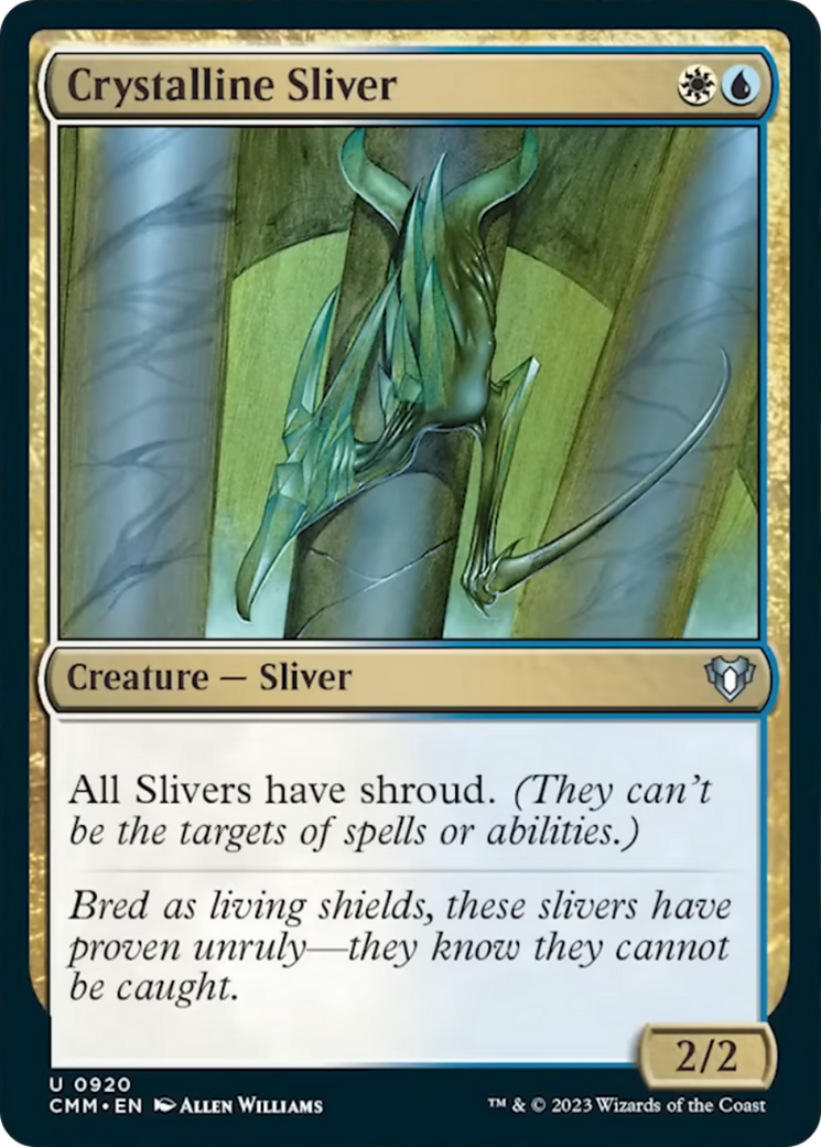 Crystalline Sliver [Commander Masters] | D20 Games