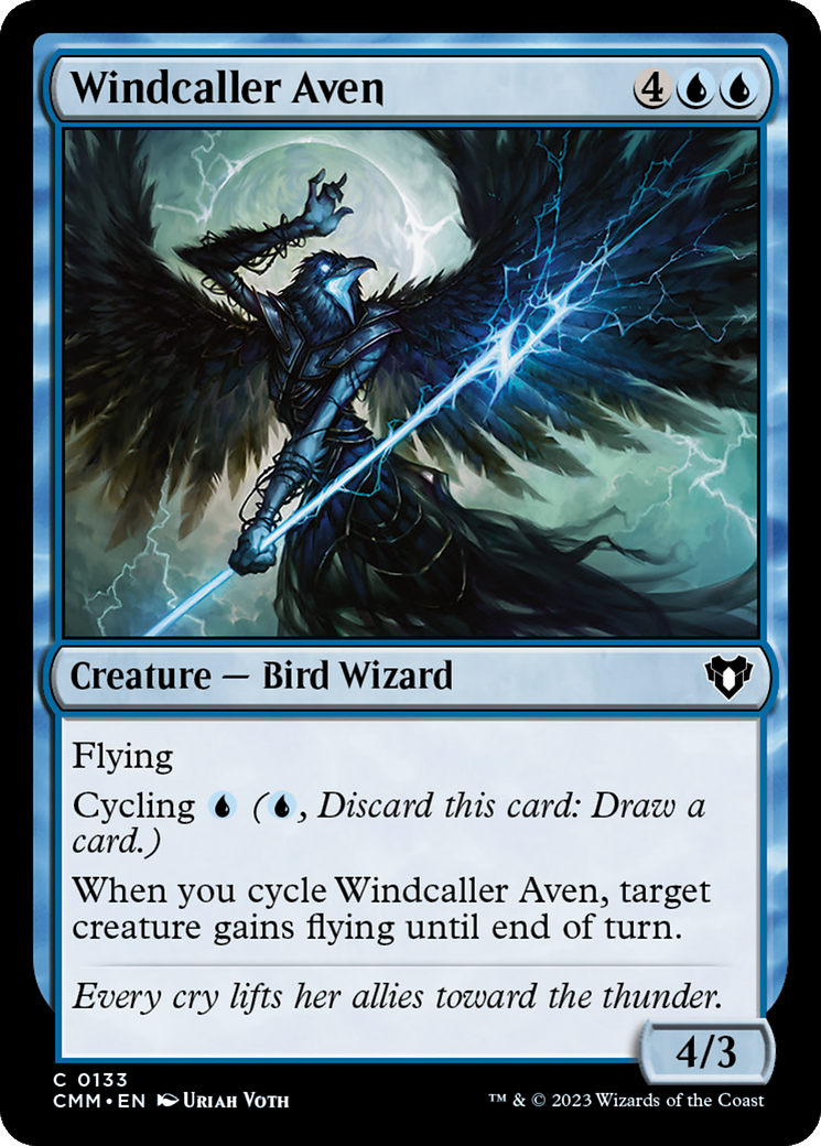 Windcaller Aven [Commander Masters] | D20 Games