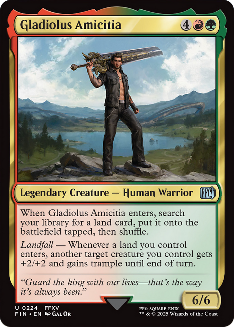 Gladiolus Amicitia [FINAL FANTASY] | D20 Games