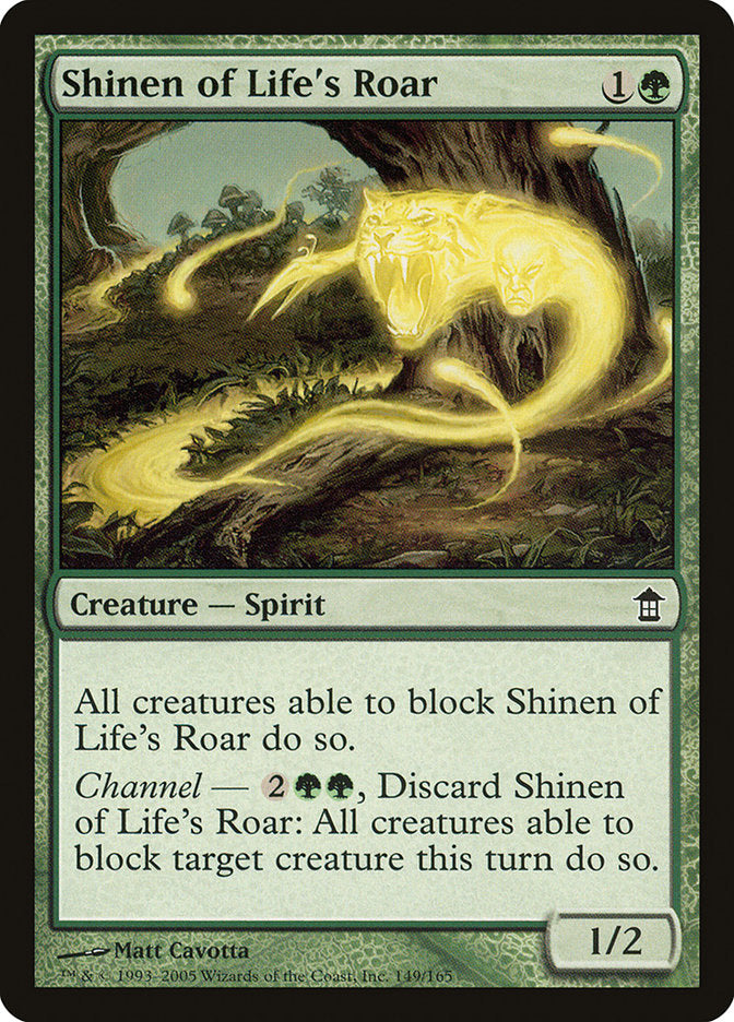 Shinen of Life's Roar [Saviors of Kamigawa] | D20 Games