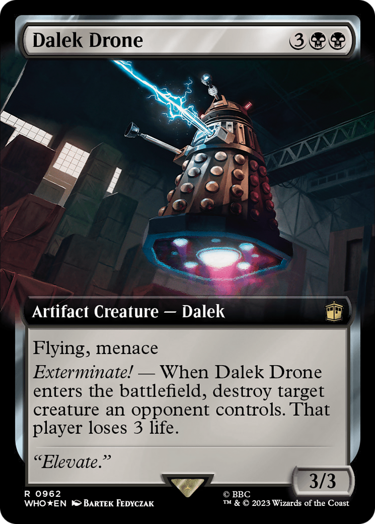 Dalek Drone (Extended Art) (Surge Foil) [Doctor Who] | D20 Games