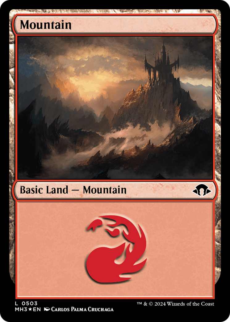 Mountain (0503) (Ripple Foil) [Modern Horizons 3] | D20 Games