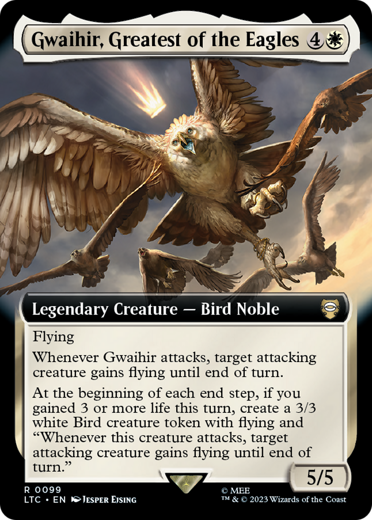 Gwaihir, Greatest of the Eagles (Extended Art) [The Lord of the Rings: Tales of Middle-Earth Commander] | D20 Games