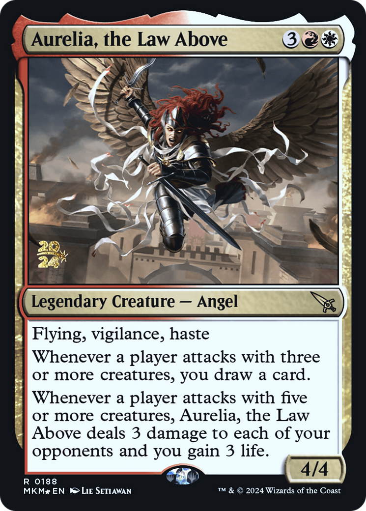 Aurelia, the Law Above [Murders at Karlov Manor Prerelease Promos] | D20 Games