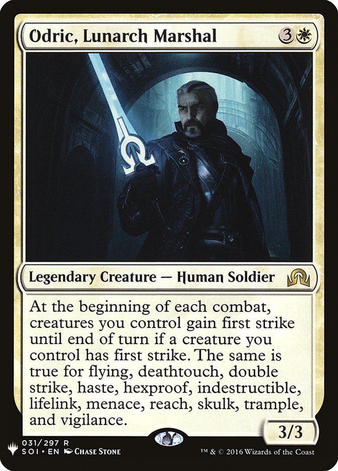 Odric, Lunarch Marshal [The List] | D20 Games