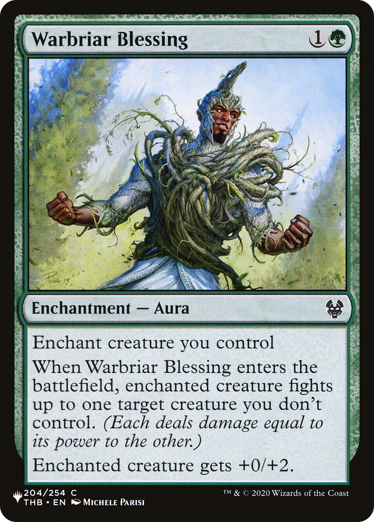 Warbriar Blessing [The List Reprints] | D20 Games