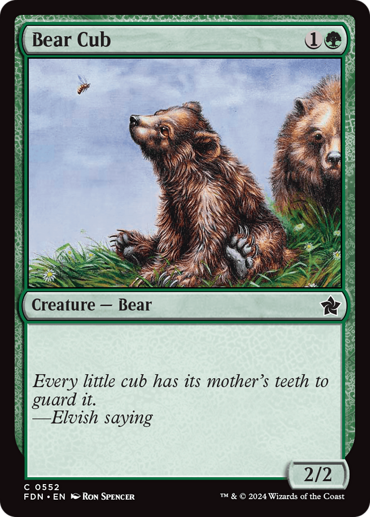 Bear Cub [Foundations] | D20 Games