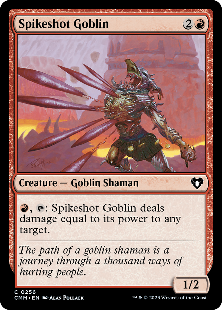 Spikeshot Goblin [Commander Masters] | D20 Games