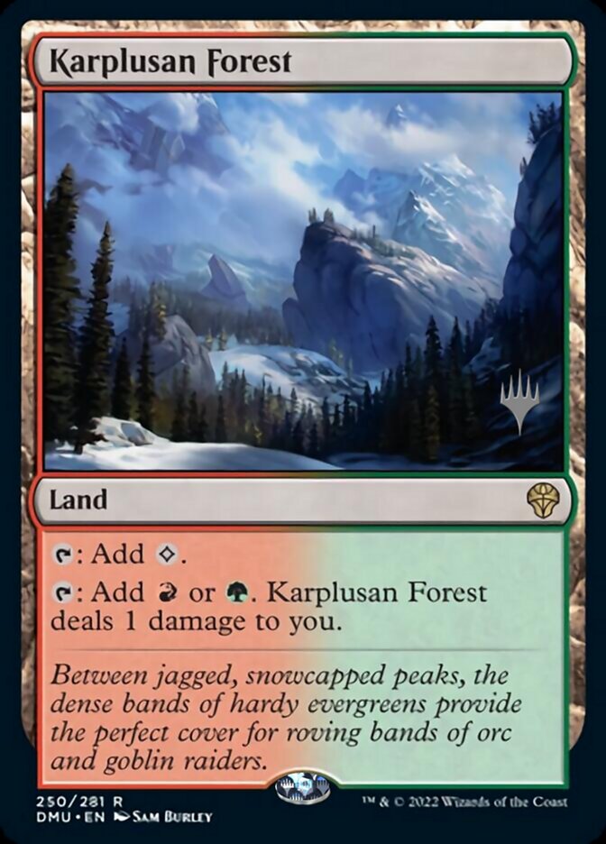 Karplusan Forest (Promo Pack) [Dominaria United Promos] | D20 Games