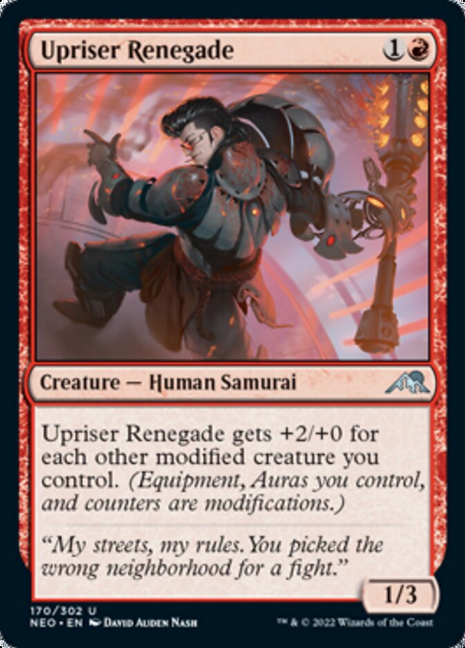 Upriser Renegade [Kamigawa: Neon Dynasty] | D20 Games